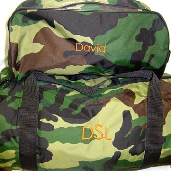 Travel set - duffel and dopp kit - camo