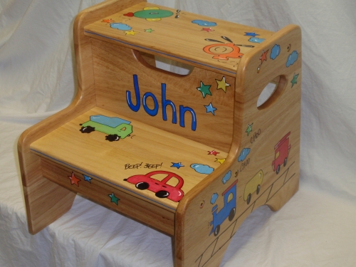 Transportation 2-step step stool