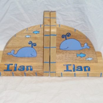 Baby whales bookends