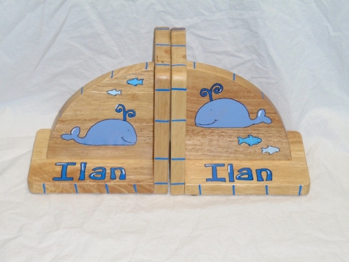 Baby whales bookends