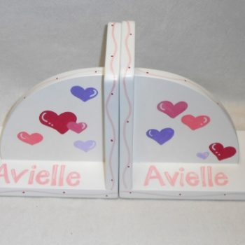 Hearts bookends