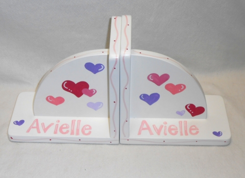 Hearts bookends