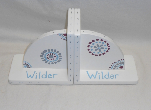 Batik bookends