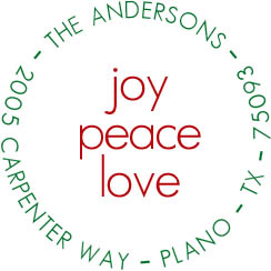 Self inking stamp - joy
