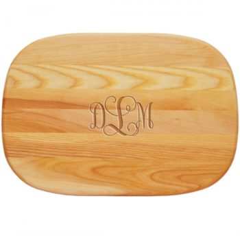 Engraved wood cutting board - everyday medium