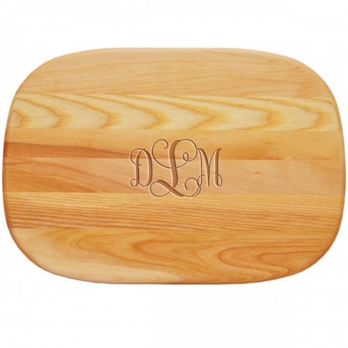 Engraved wood cutting board - everyday medium
