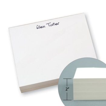 Super Slab note pad - assorted fonts