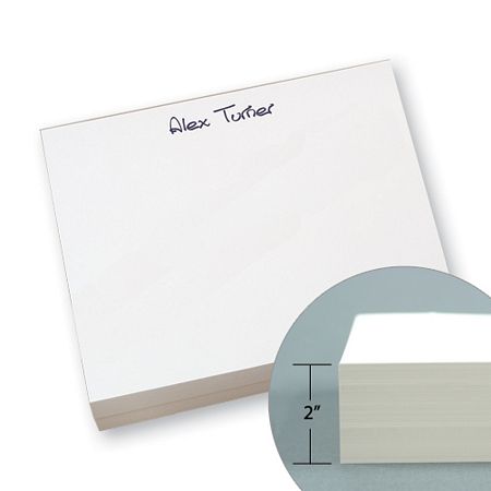 Super Slab note pad - assorted fonts