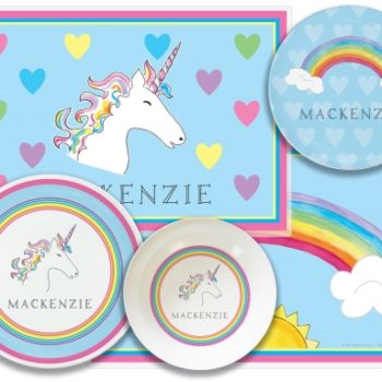 Unicorn rainbow meal time separates