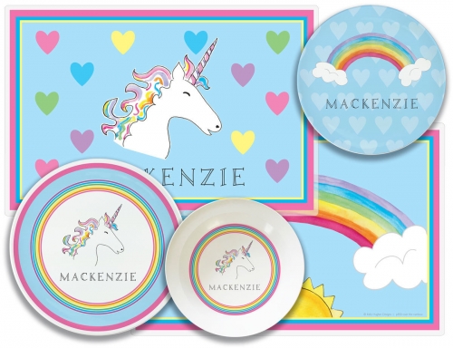 Unicorn rainbow meal time separates