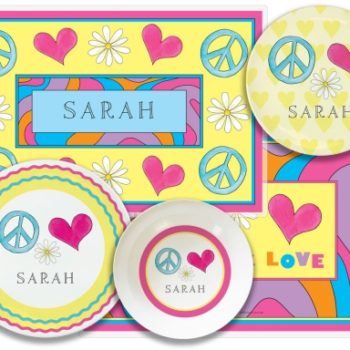 Peace and love meal time separates
