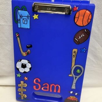 Clipboard keeper - sports/camp combination