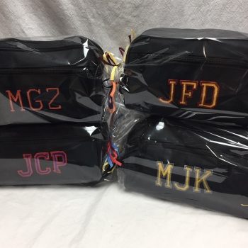 Dopp kit - nylon - collegiate monogram