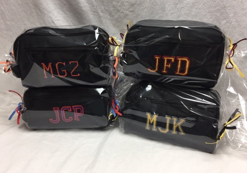 Dopp kit - nylon - collegiate monogram