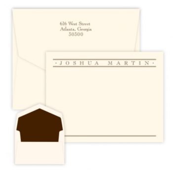 Flat note card - Churchill
