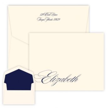 Fold over oversized note - Impression