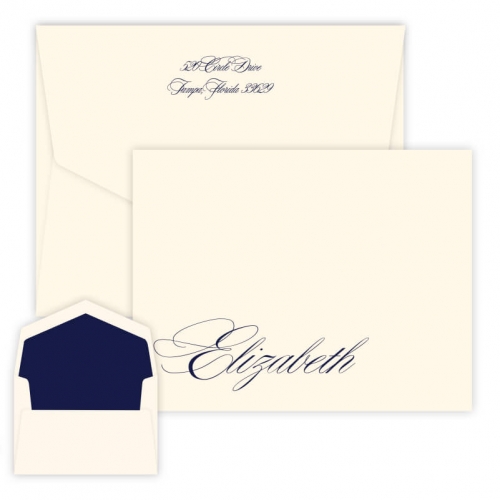 Fold over oversized note - Impression