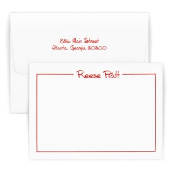 Flat note card - Glory