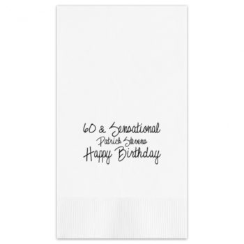 Expression guest towels - additional fonts available