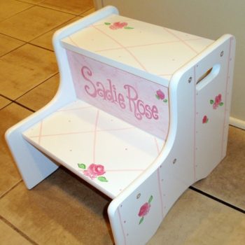 Shabby Chic 2-step step stool