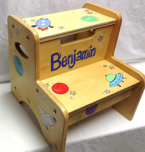 Outer space 2-step step stool - Image 2