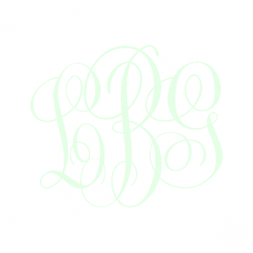Desk Slab - Monogram style - assorted fonts - Image 2