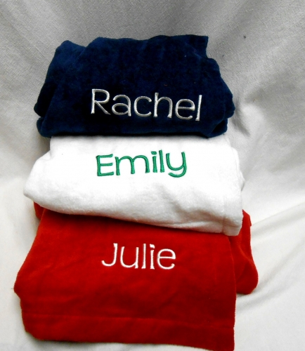 Gift set - Flip flops and towel wrap - assorted colors available - Image 2