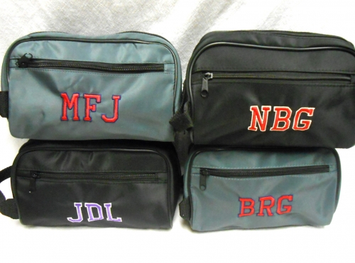 Dopp kit - nylon - collegiate monogram - Image 5