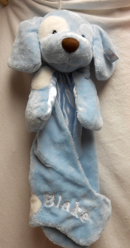 Gund blue puppy lovey blanket - Image 2