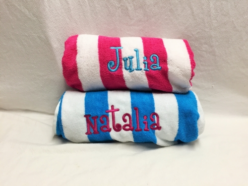 Striped beach towel(s) - assorted colors - Image 2