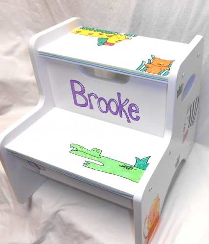 Jungle animals 2-step step stool - Image 2