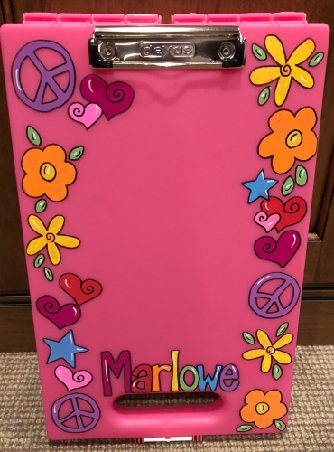 Clipboard keeper - hearts & flowers - Image 3