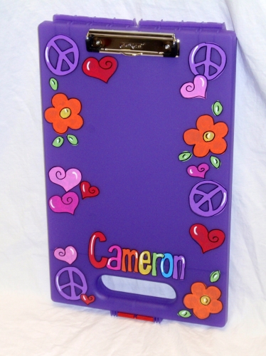 Clipboard keeper - hearts & flowers - Image 2