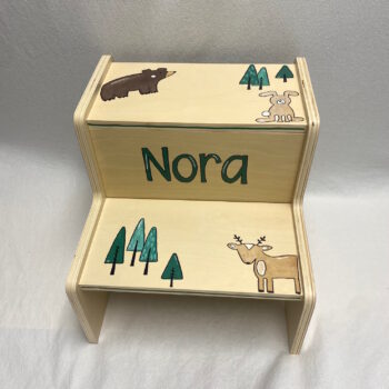 Forest friends 2-step step stool