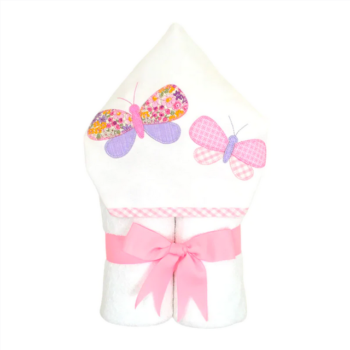 3 Marthas butterfly hooded towel