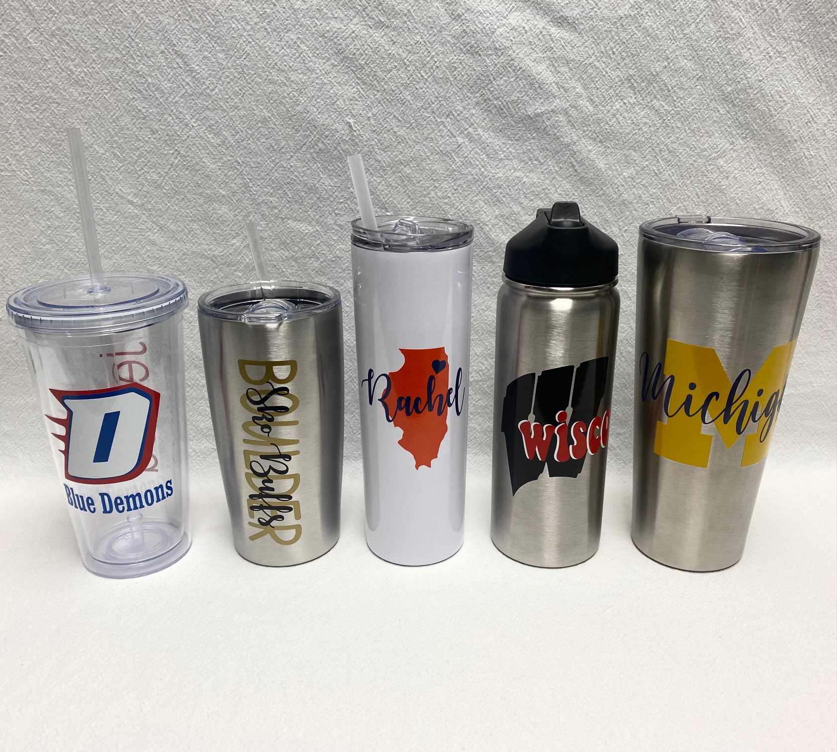 Gift basket - tumbler and flip flops - Image 6