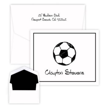 Sport note note card set - many designs available