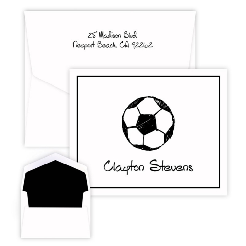 Sport note note card set - many designs available