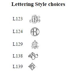 Desk Slab - Monogram style - assorted fonts - Image 4
