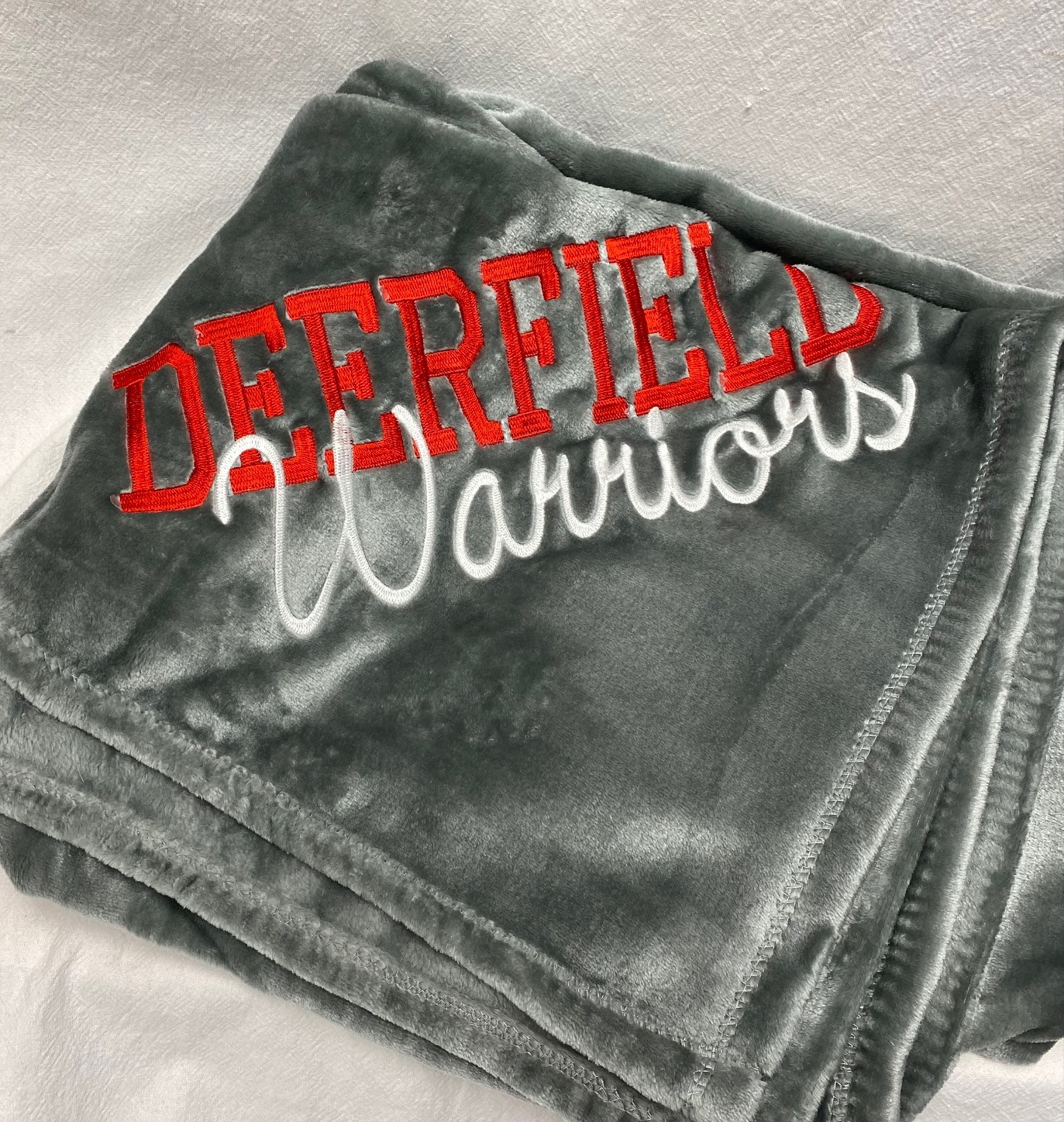 Fleece blanket - school spirit- available for any school - Image 3