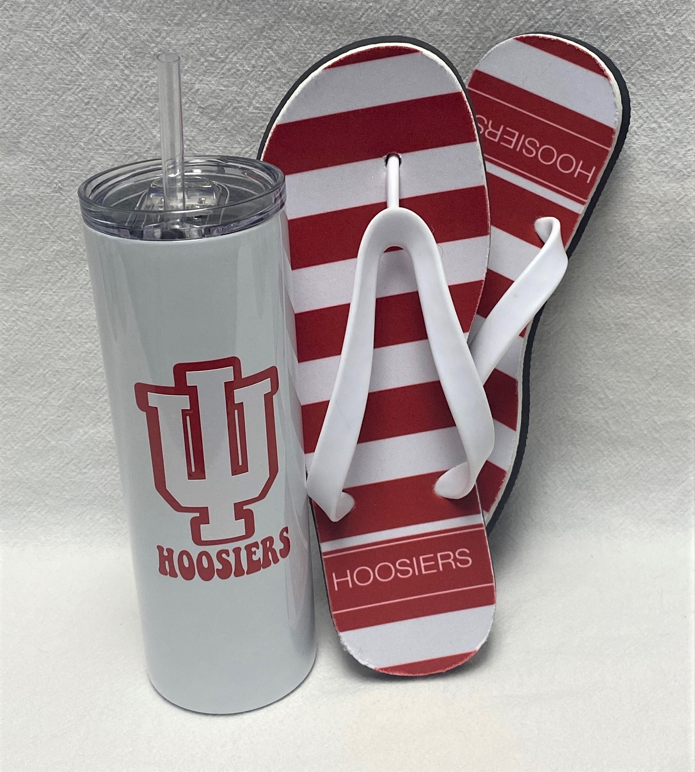 Gift set - Flip flops and tall tumbler - custom made for any school - limited quantities - Image 3