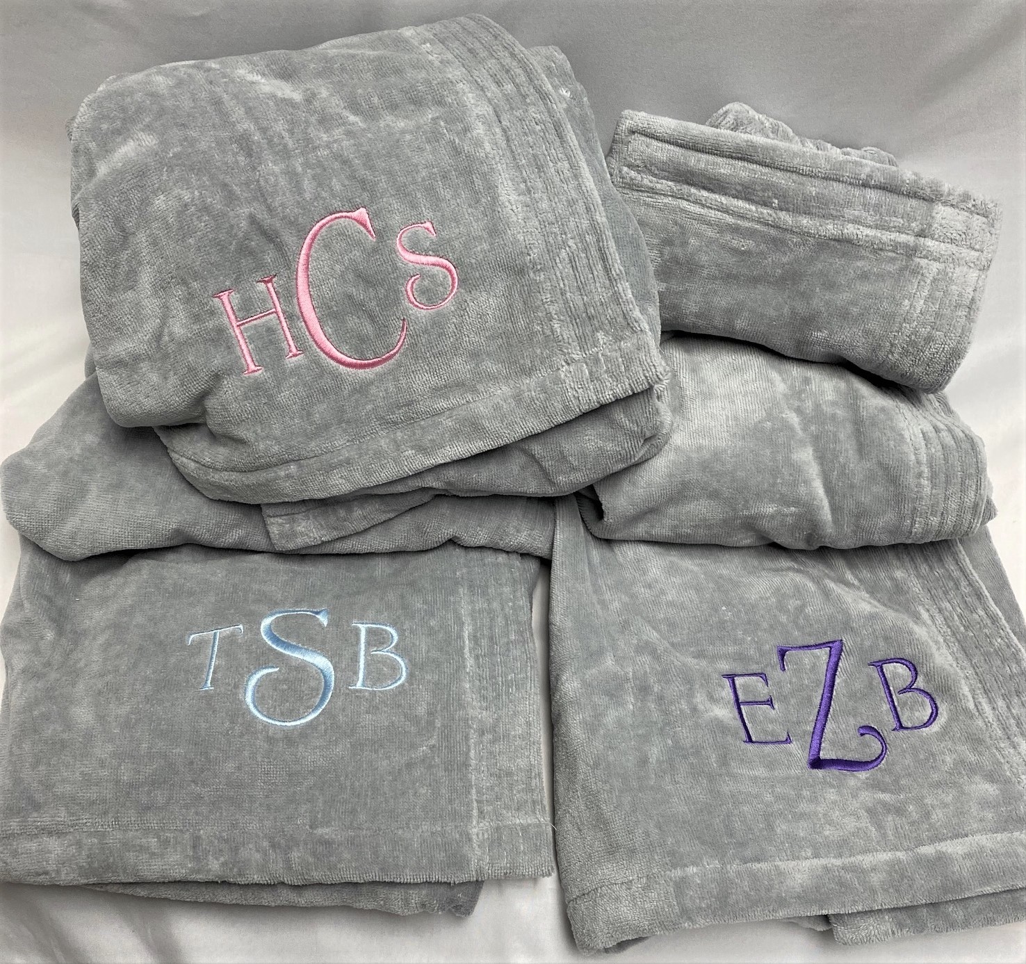 Gift set - towel wrap and canvas make up set - many colors available - Image 2