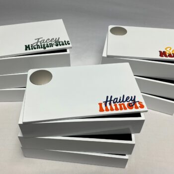 Collegiate spindle box - for any school - sold out