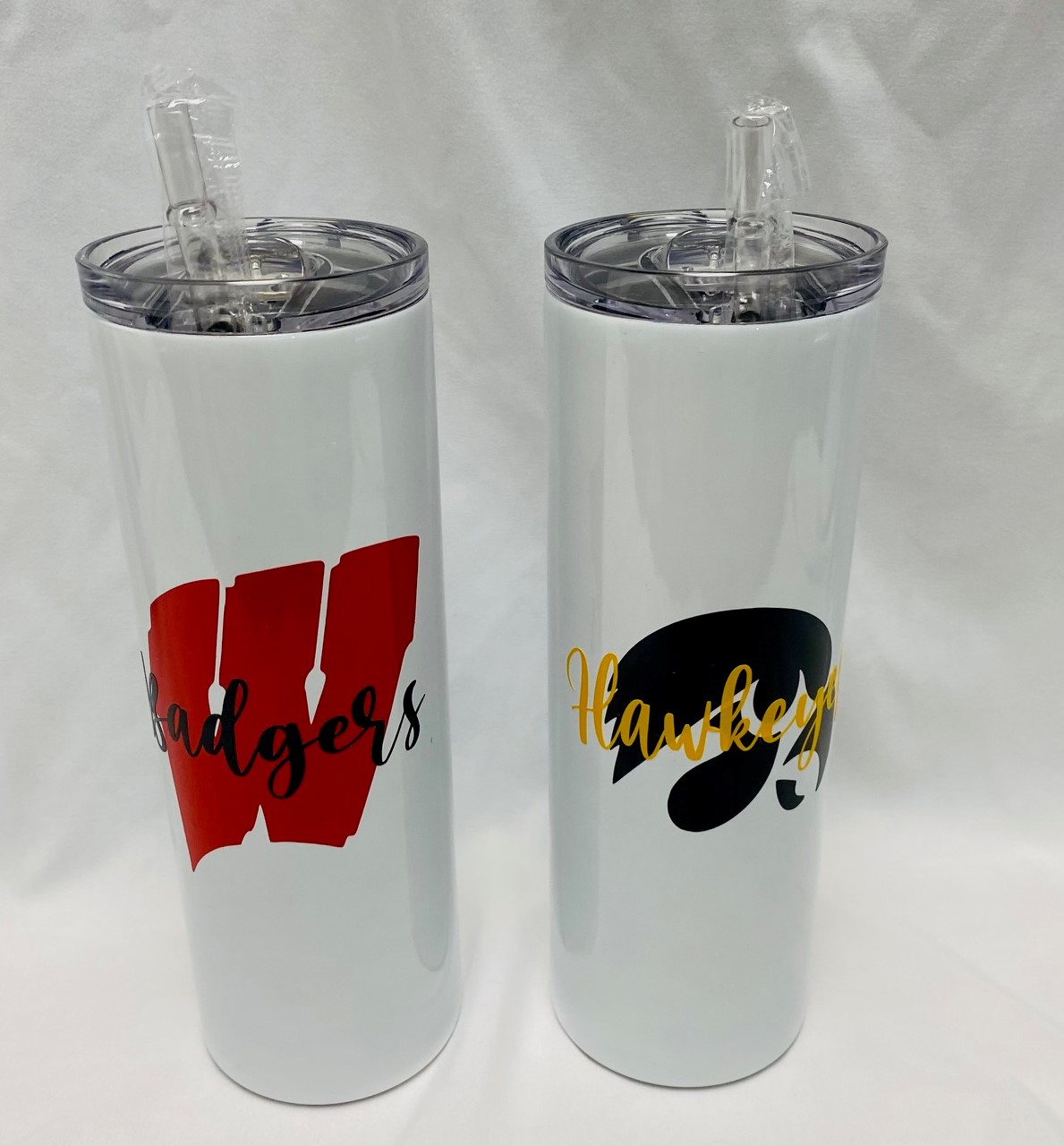 Collegiate tall tumbler - 20 ounces - available for any school - limited quantities - Image 2