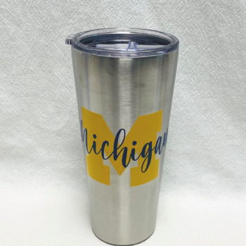 Collegiate tapered tumbler - 32 ounces - available for any school