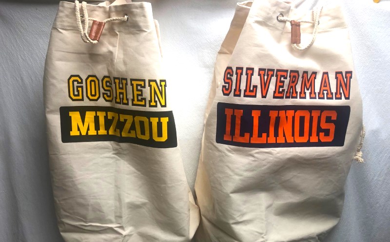 Laundry bag - canvas - made for any school - sold out!