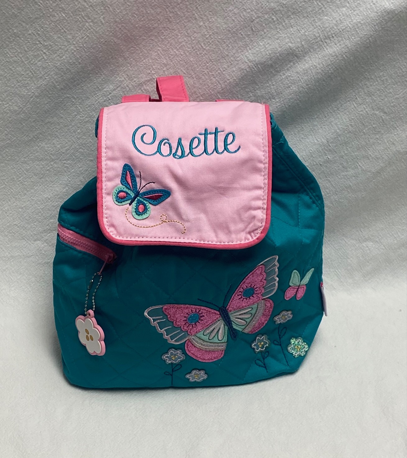 Quilted backpack - butterfly - Image 4