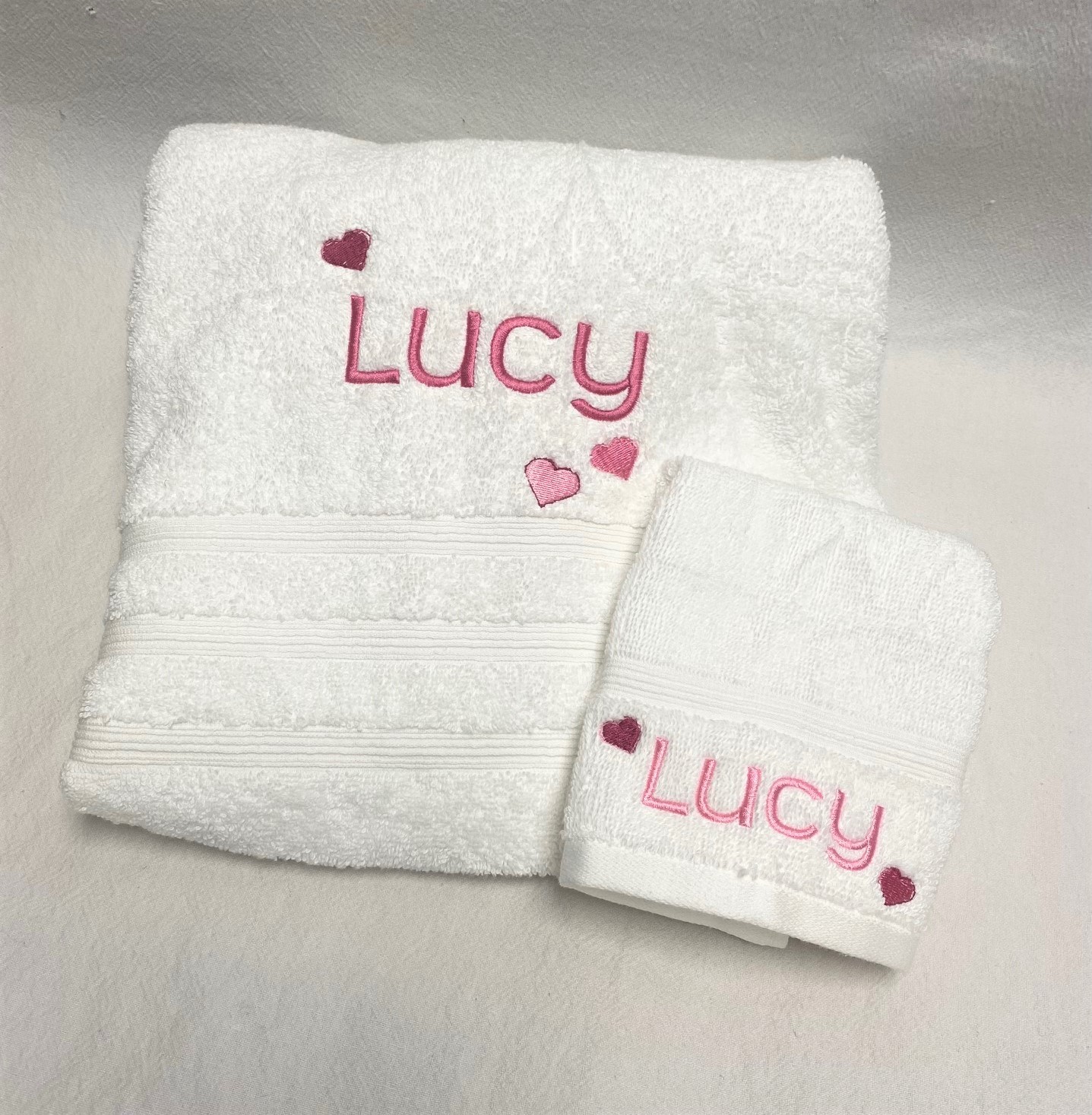 Bath towel set - girl designs - Image 3