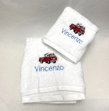 Bath towel set - boy designs - Image 3