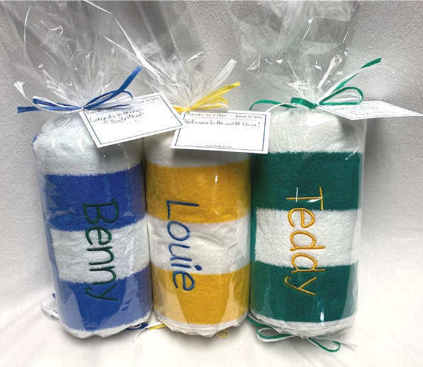 Striped beach towel(s) - assorted colors - Image 4